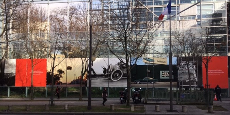 Fondation Cartier giant mural