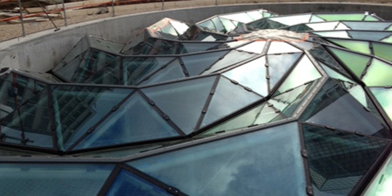 Beaugrenelle shopping center glass roof